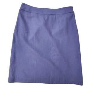 Ann Taylor Vintage Lavender A-line skirt Pockets Wool Blend Lined Size 10
